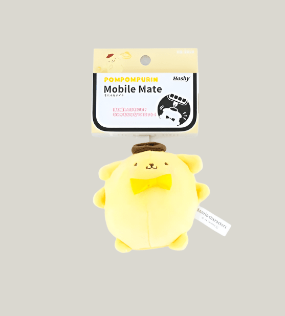 (Pre - Order) Sanrio Pompompurin Mobile mate Kawaii Plush Mascot - TokuDeals
