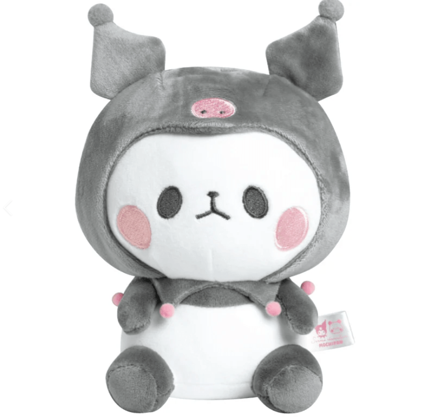 [Pre - Order] Sanrio x Mochimochi Panda Mimic Plush Toy: Kuromi x Mochipan Panda Plush Collaboration - TokuDeals