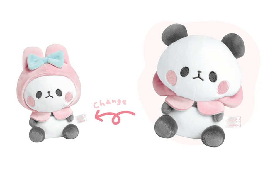 [Pre - Order] Sanrio x Mochimochi Panda Mimic Plush Toy: My Melody x Mochipan Panda Plush Collaboration - TokuDeals