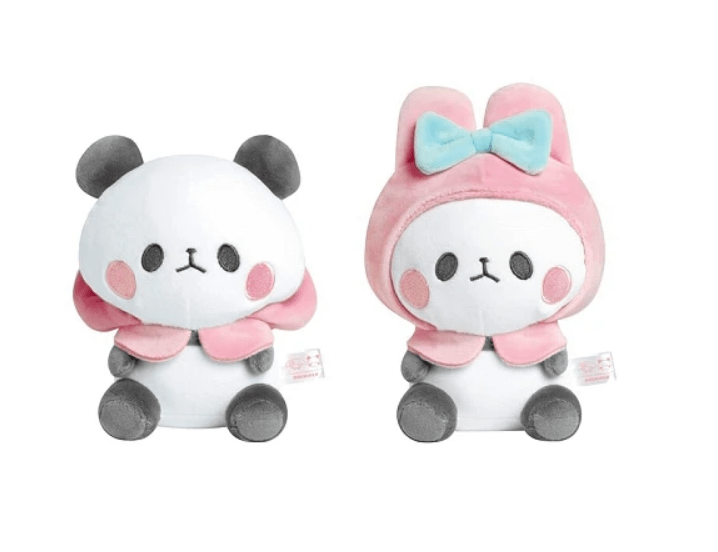 [Pre - Order] Sanrio x Mochimochi Panda Mimic Plush Toy: My Melody x Mochipan Panda Plush Collaboration - TokuDeals