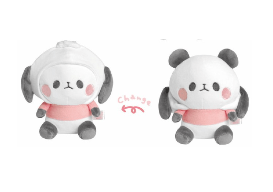 [Pre - Order] Sanrio x Mochimochi Panda Mimic Plush Toy: Pochacco x Mochipan Panda Plush Collaboration - TokuDeals