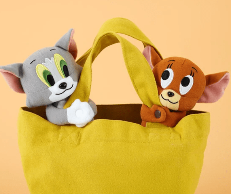 (Pre - Order) Tom and Jerry Nico Plush Keychain - TokuDeals