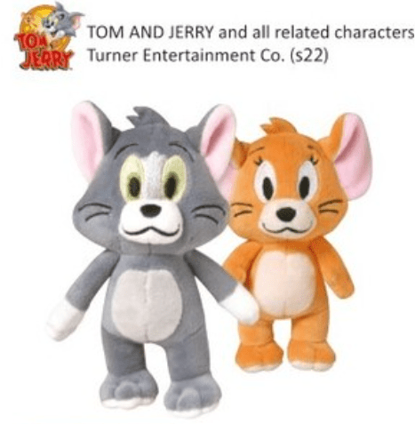 (Pre - Order) Tom and Jerry Nico Plush Keychain - TokuDeals
