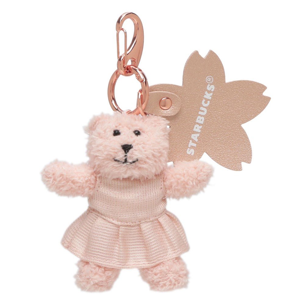 Pre‑Order | Starbucks Japan SAKURA2026 Bearista Keychain – Pink