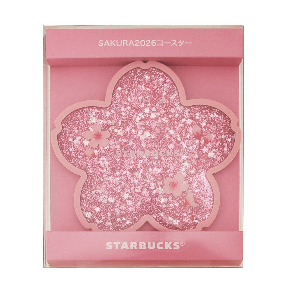 Pre‑Order | Starbucks Japan SAKURA2026 Coaster – Shiny Pink