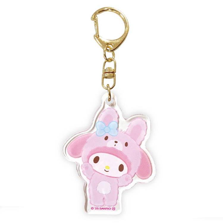 Sanrio Characters (Banzai Series) Acrylic Keychain My Melody (Rabbit) - TokuDeals