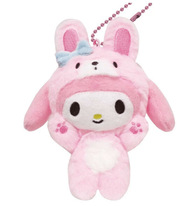 Sanrio Characters (Banzai Series) Ball Chain Mascot My Melody (Rabbit) - TokuDeals