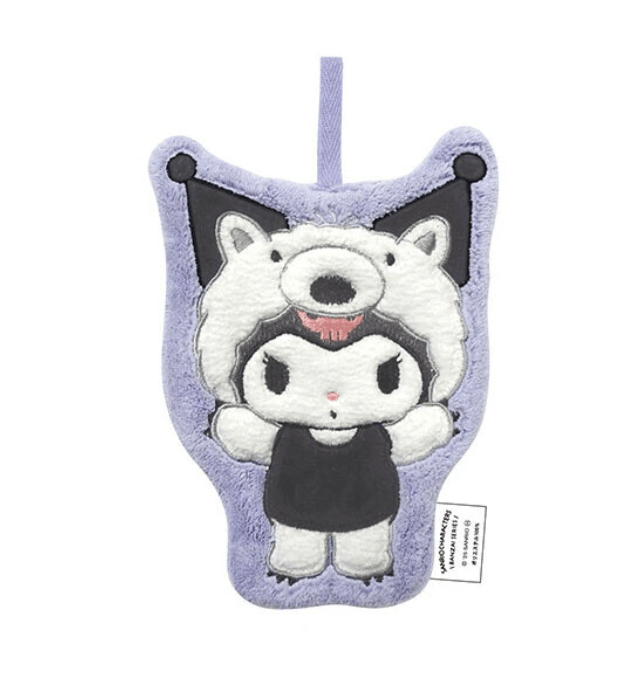 Sanrio Characters (Banzai Series) Die - cut Towel Mascot Kuromi (Anteater) - TokuDeals