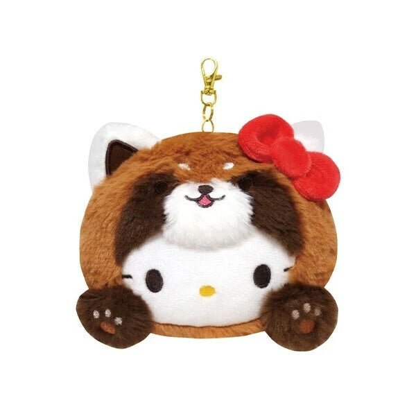 Sanrio Characters (Banzai Series) Face Pass Case Hello Kitty (Red Panda) - TokuDeals