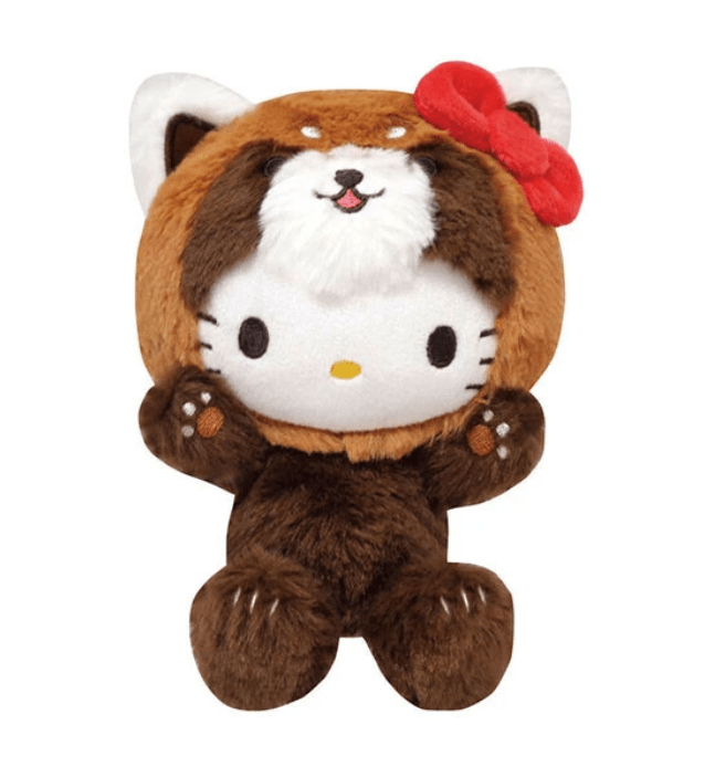 Sanrio Characters (Banzai Series) Plush Toy Hello Kitty (Red Panda) - TokuDeals