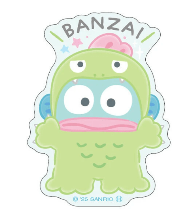 Sanrio Characters (Banzai Series) Sticker Hangyodon (Dinosaur) - TokuDeals