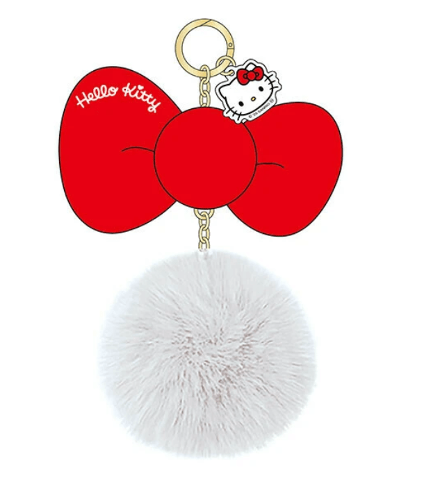 Sanrio Characters Ribbon Fur Charm Hello Kitty - TokuDeals
