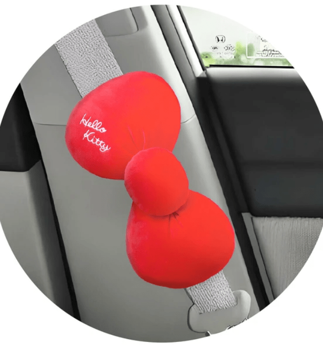 Sanrio Characters Seatbelt Cushion Hello Kitty - TokuDeals