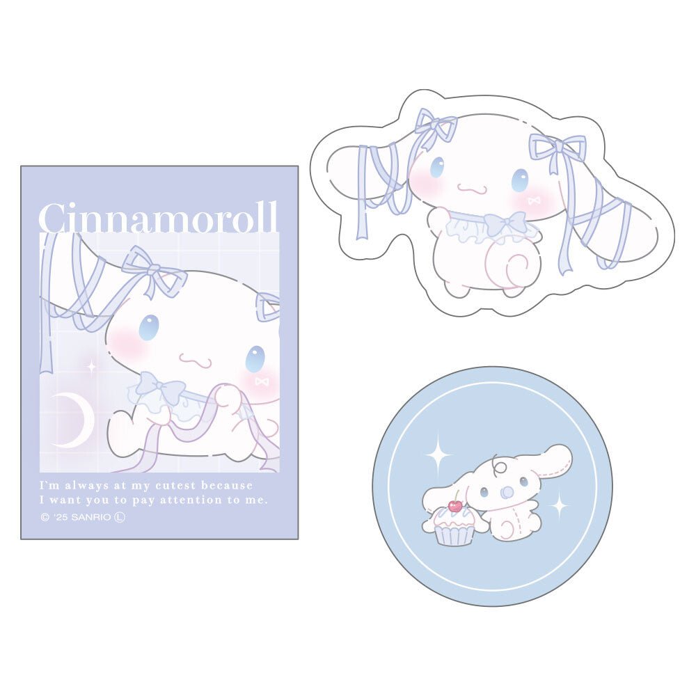Sanrio Cinnamoroll Transparent Matte Sticker Set – Ballet Core - TokuDeals