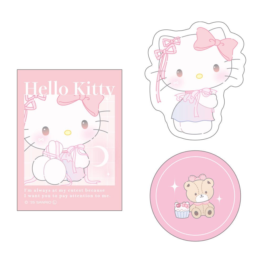 Sanrio Hello Kitty Transparent Matte Sticker Set – Ballet Core - TokuDeals