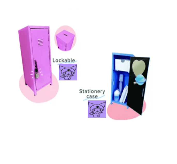 Sanrio Kuromi Purple Storage Locker - S Size - TokuDeals