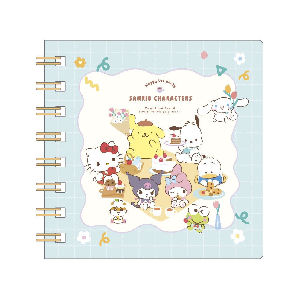 Sanrio Square Ring Notebook Talking Tea Time/Mint - TokuDeals