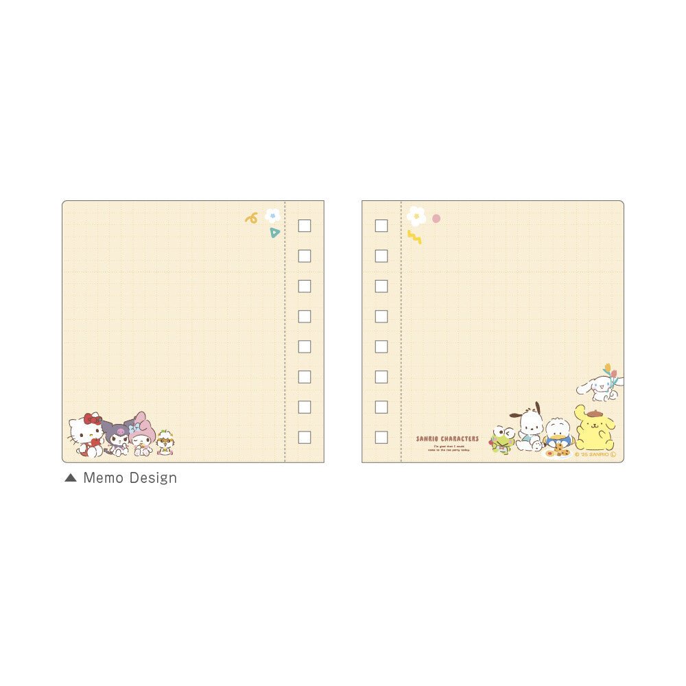 Sanrio Square Ring Notebook Talking Tea Time/Mint - TokuDeals