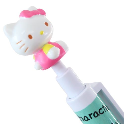 Elegant Hello Kitty pen with PVC mascot topper and high-quality ABS barrel, blending cute design with practical use.