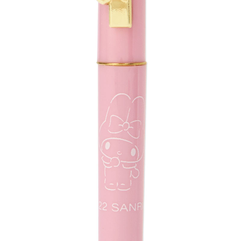 Elegant and cute My Melody ballpoint pen with calming pastel design and durable ABS resin body, made in Japan