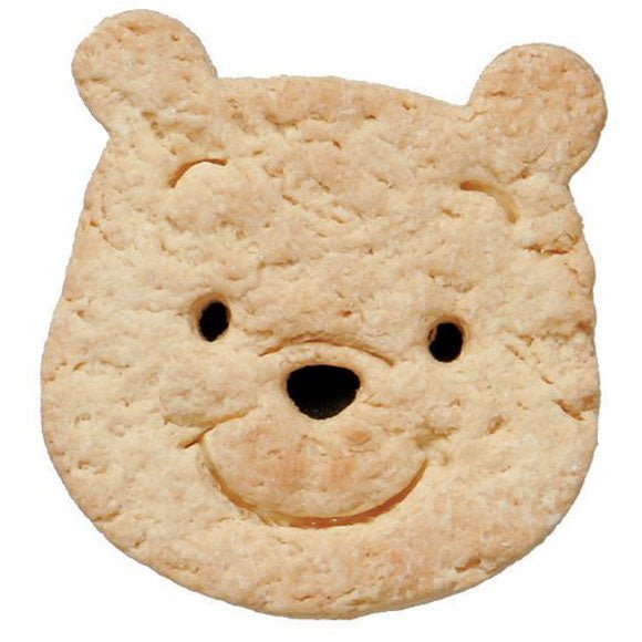 PNB1 Pooh Bread Cutter with frame and face punch dies, ideal for baking Pooh-themed bread slices and cookies.