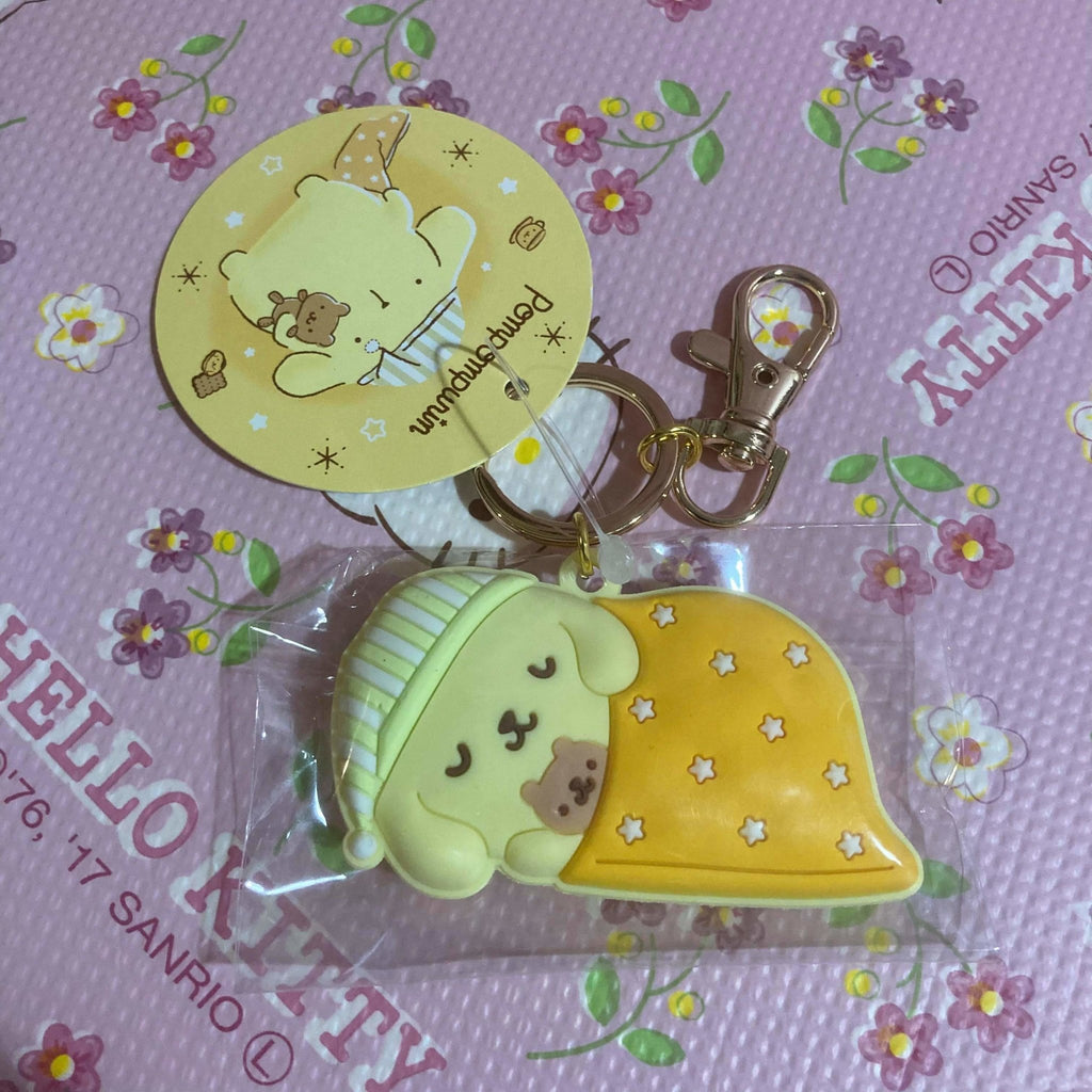 D3707 Pompom Purin Rubber Key Holder - TokuDeals