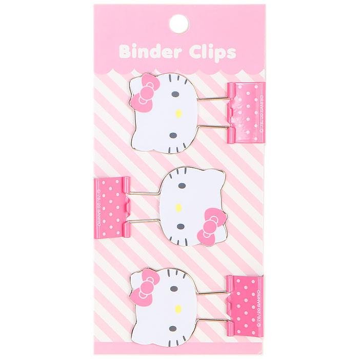 D888 Sanrio Binder Clips 3pc - TokuDeals