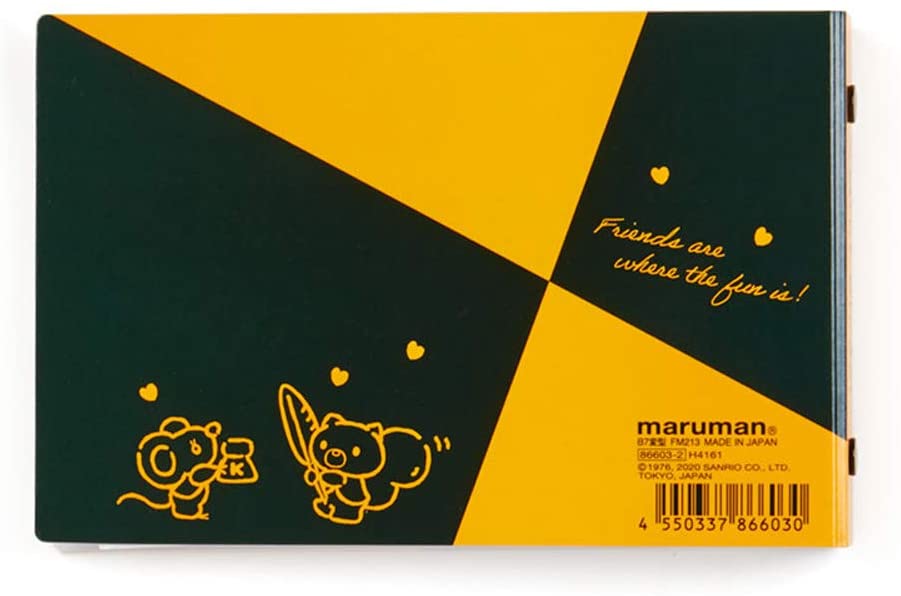 FM213 Maruman Sanrio B7 Mini Binder Notebook - TokuDeals