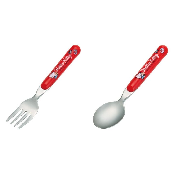 Hello Kitty Fashionable Girl SR1 Spoon & FR1 Fork - TokuDeals