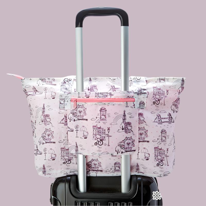 Hello Kitty Foldable Travel Bag Sanrio Character - TokuDeals