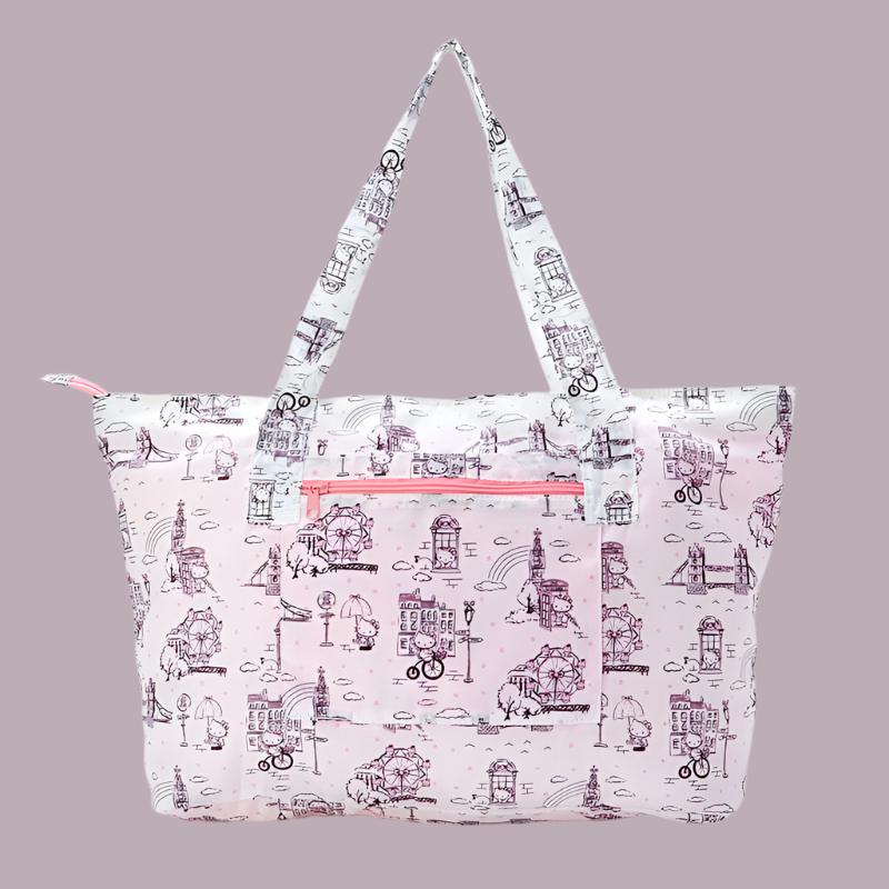 Hello Kitty Foldable Travel Bag Sanrio Character - TokuDeals