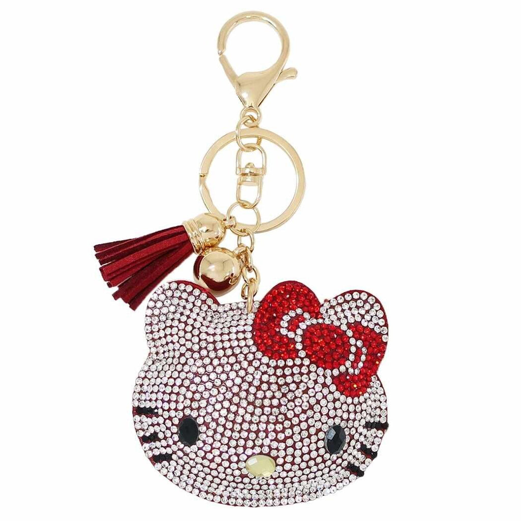 Hello Kitty sparkling leather key holder - TokuDeals