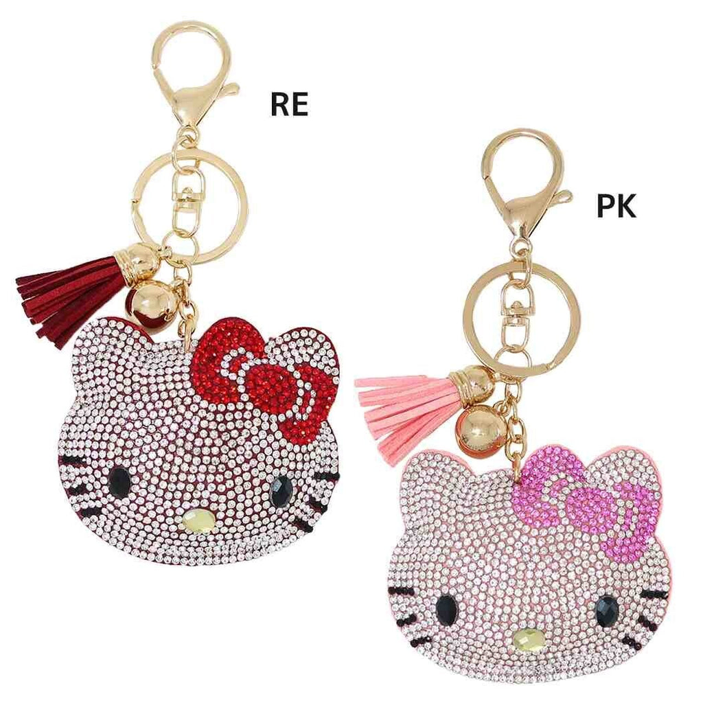 Hello Kitty sparkling leather key holder - TokuDeals