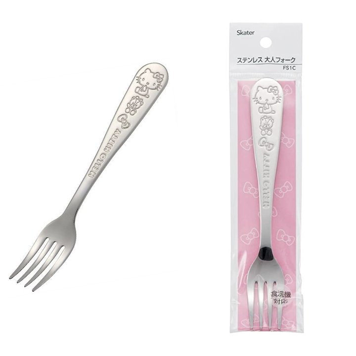 Hello Kitty Stainless Adult SSC1 Spoon & Fork FSC1 - TokuDeals