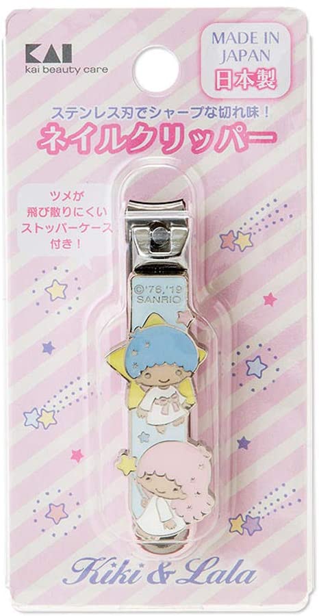 Kai Little Twin Stars Nail Clipper with Catcher (Made in Japan) - TokuDeals