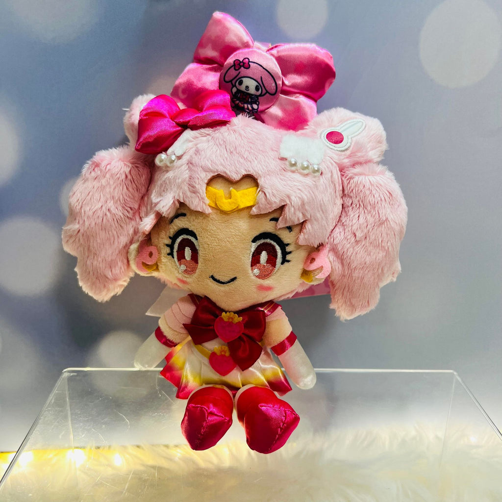 Sailor Moon Eternal x My Melody Super Sailor Chibi Moon Mascot Holder Plush - TokuDeals