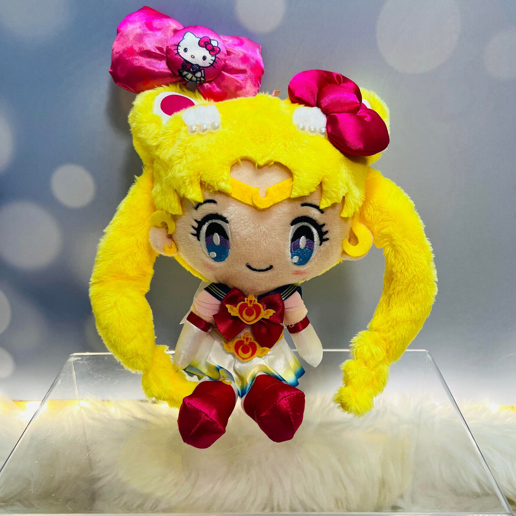 Sailor Moon Eternal x Sanrio Hello Kitty Super Sailor Moon Mascot Holder Plush - TokuDeals