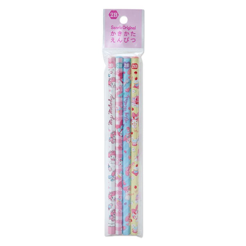 Sanrio 2B pencil set of 4 - TokuDeals