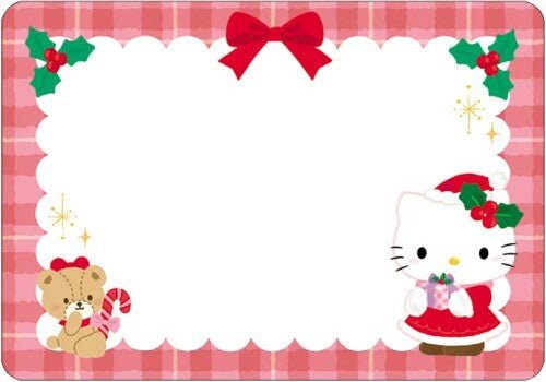 Sanrio Christmas light & melody card (with mini card) - TokuDeals