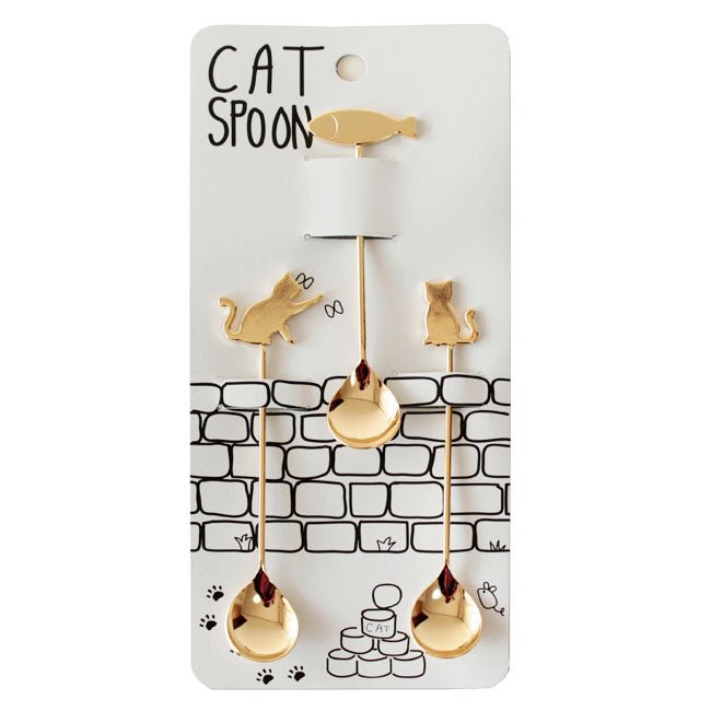Tsubame City Cat Spoon 3pc [Made in Japan] - TokuDeals